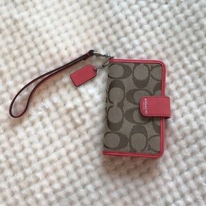 iPhone 5c Coach wallet